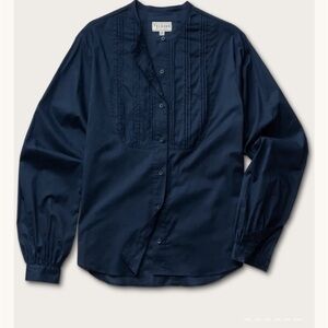 Tecovas Women's Solid Button Down - Indigo / M
